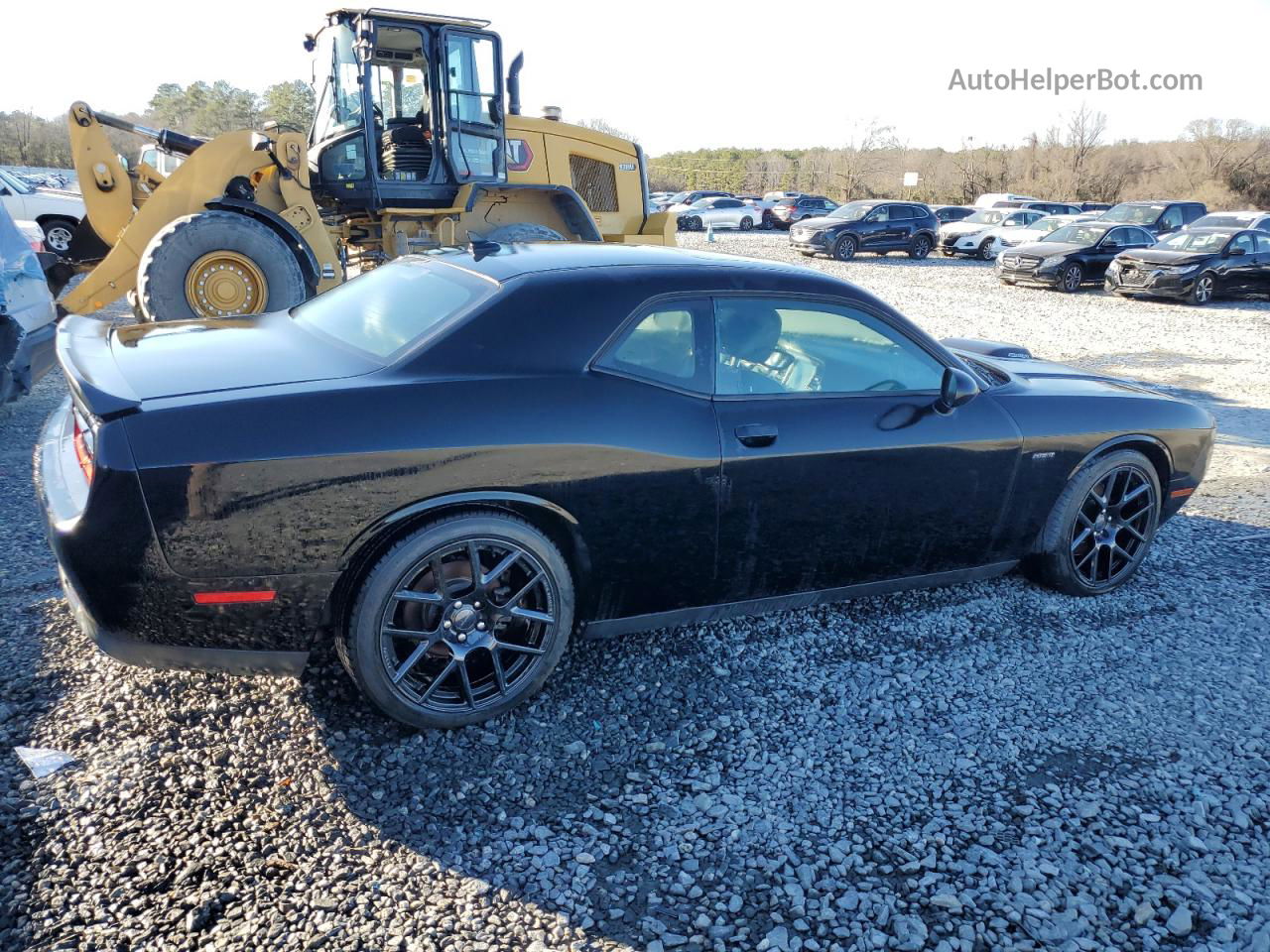 2016 Dodge Challenger R/t Black vin: 2C3CDZBT3GH164687