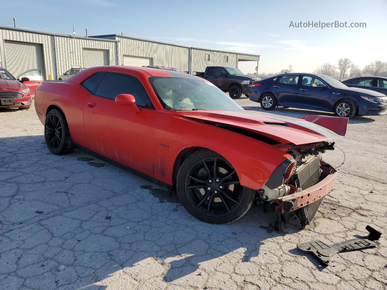 2016 Dodge Challenger R/t Красный vin: 2C3CDZBT3GH240733