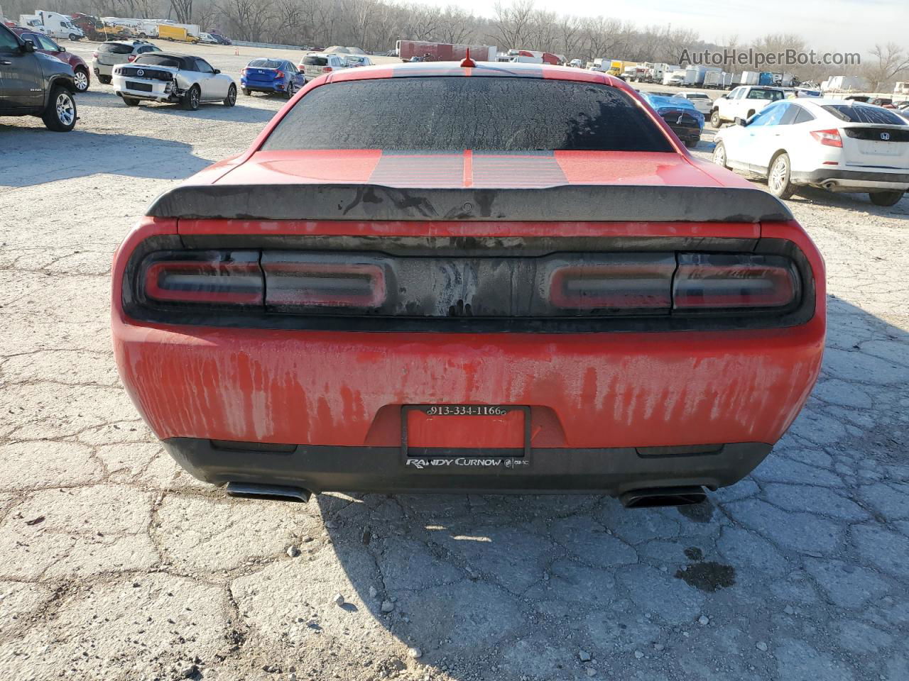 2016 Dodge Challenger R/t Red vin: 2C3CDZBT3GH240733