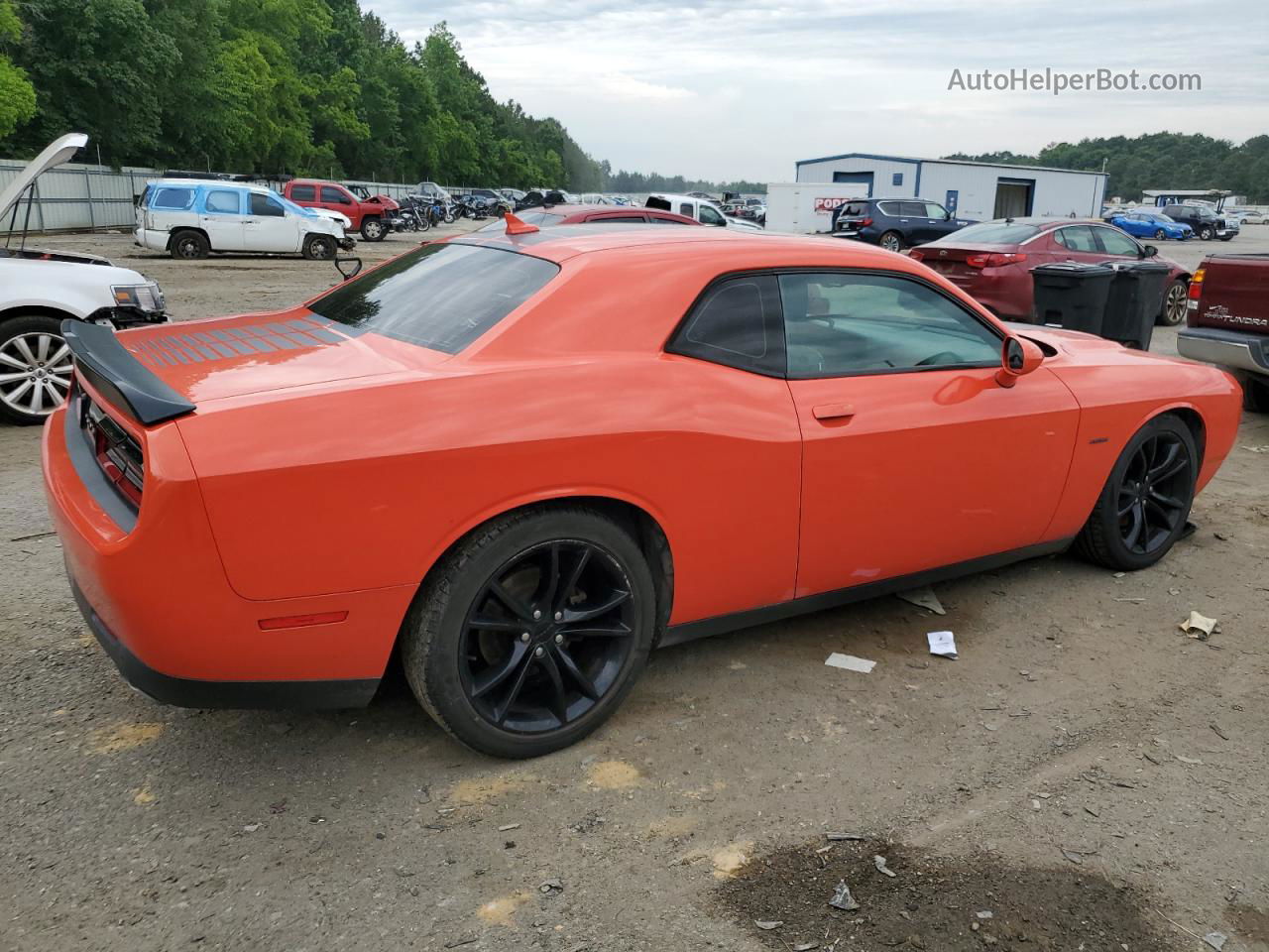 2016 Dodge Challenger R/t Оранжевый vin: 2C3CDZBT3GH322073