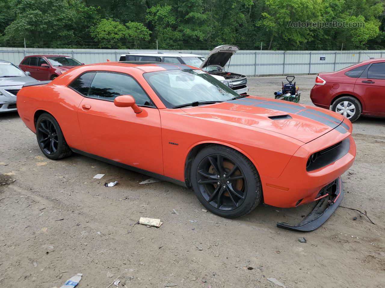 2016 Dodge Challenger R/t Оранжевый vin: 2C3CDZBT3GH322073