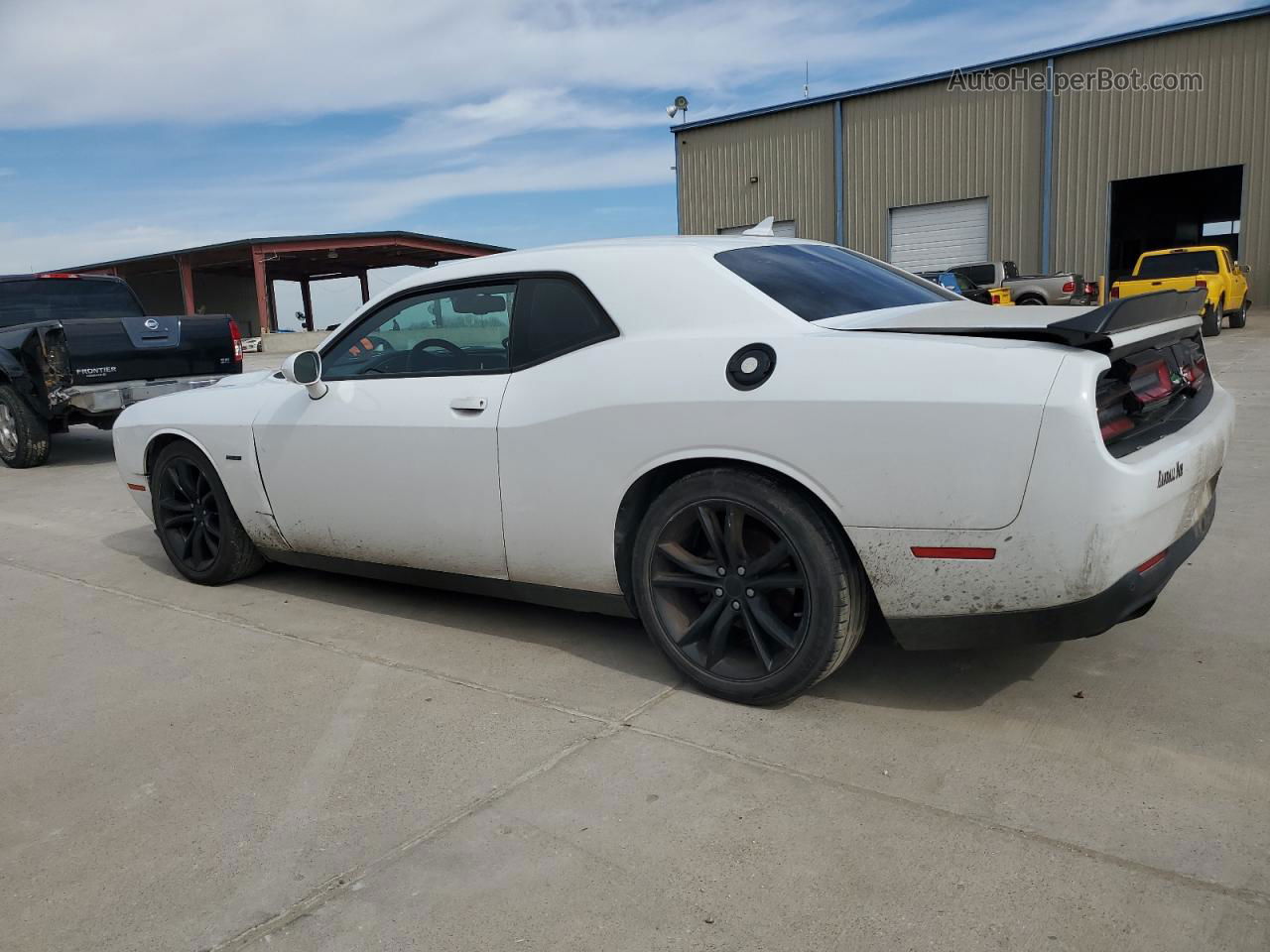 2016 Dodge Challenger R/t White vin: 2C3CDZBT3GH358586