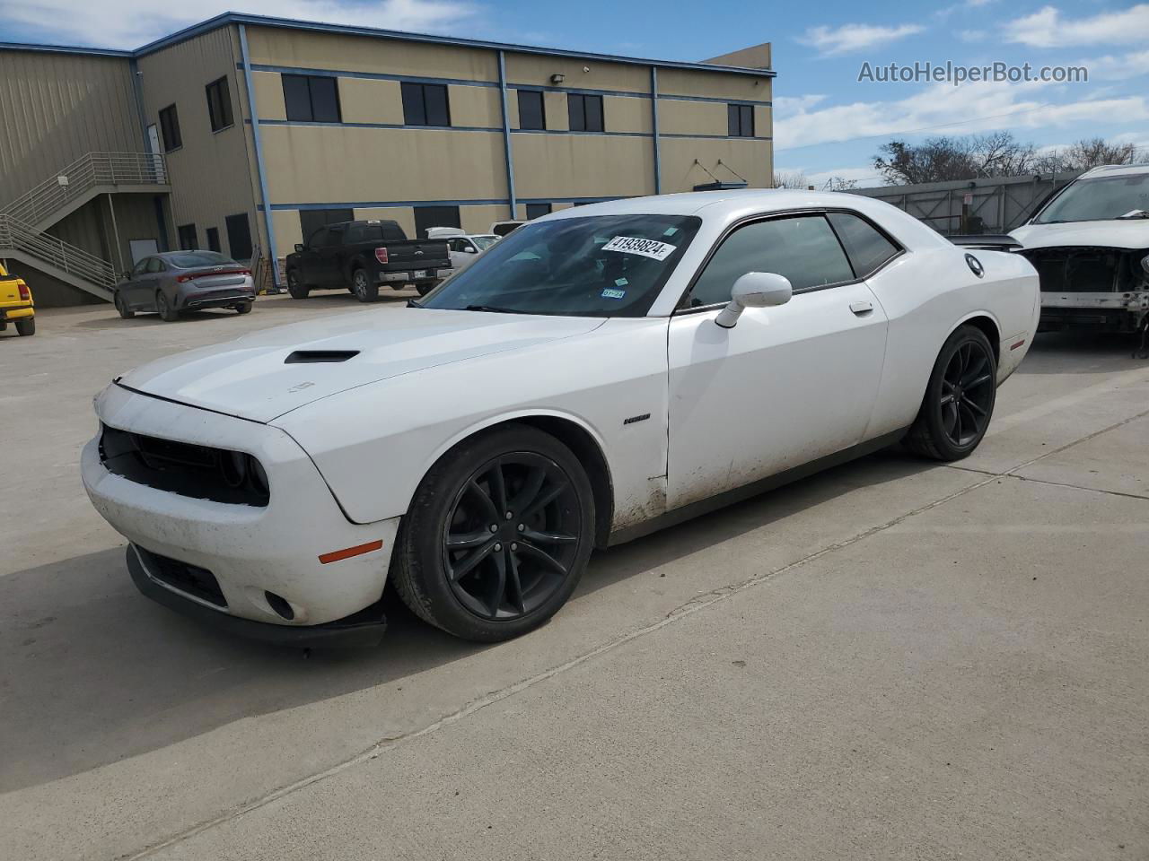 2016 Dodge Challenger R/t White vin: 2C3CDZBT3GH358586