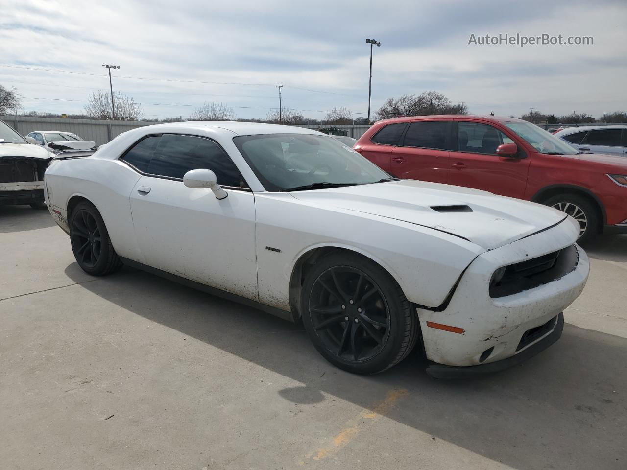 2016 Dodge Challenger R/t White vin: 2C3CDZBT3GH358586