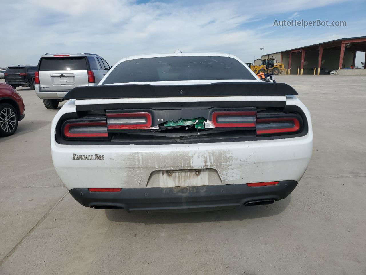 2016 Dodge Challenger R/t White vin: 2C3CDZBT3GH358586