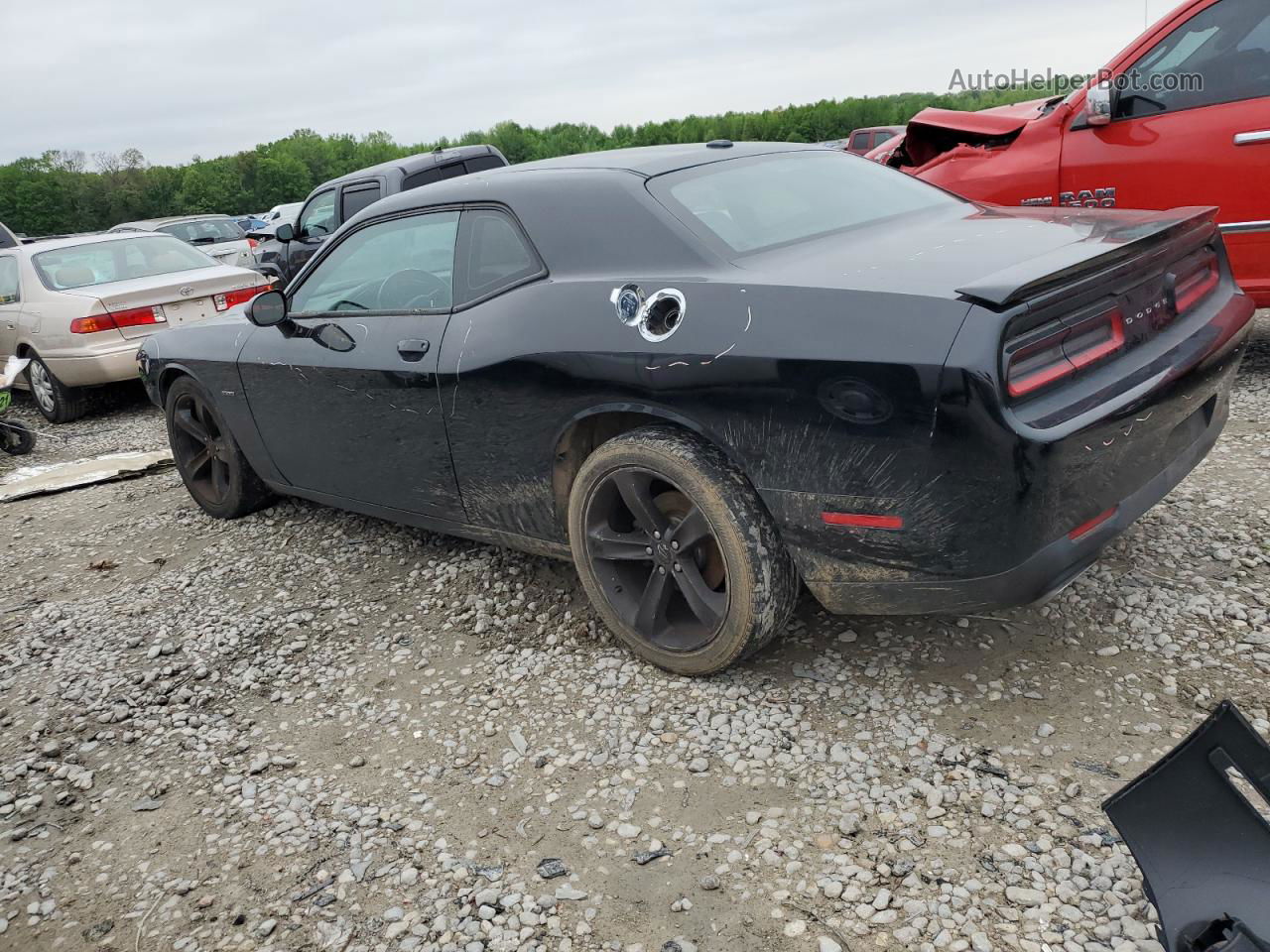 2017 Dodge Challenger R/t Black vin: 2C3CDZBT3HH568882