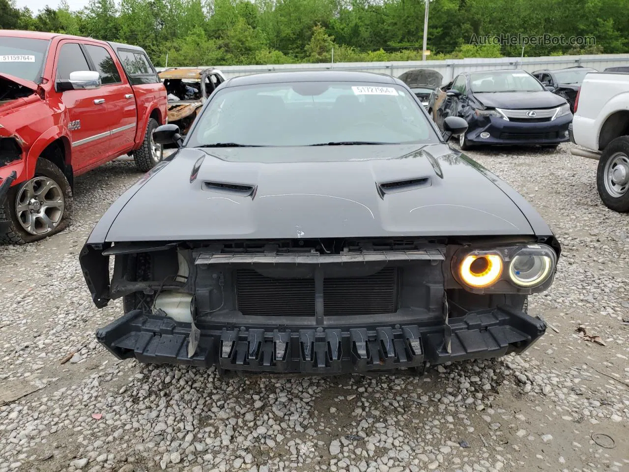 2017 Dodge Challenger R/t Black vin: 2C3CDZBT3HH568882