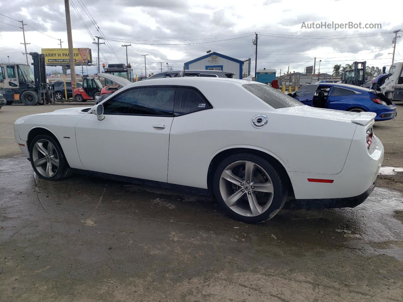 2017 Dodge Challenger R/t Белый vin: 2C3CDZBT3HH574312