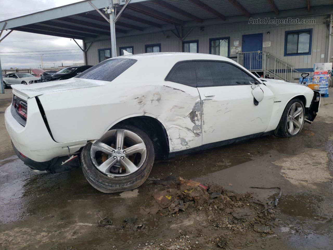 2017 Dodge Challenger R/t White vin: 2C3CDZBT3HH574312