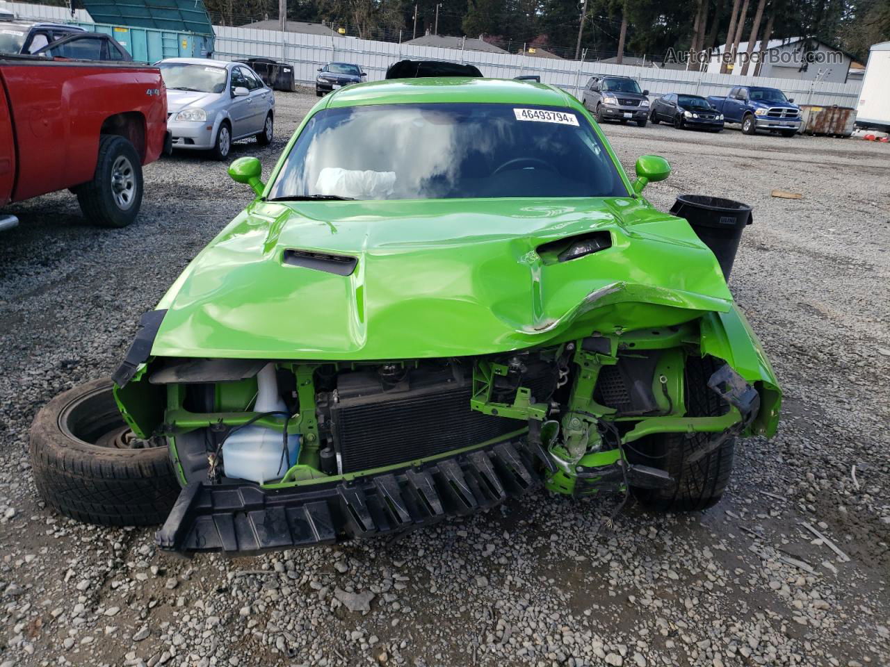 2017 Dodge Challenger R/t Green vin: 2C3CDZBT3HH604408