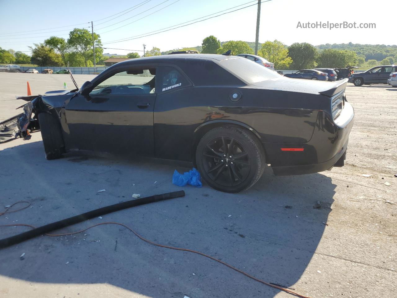 2017 Dodge Challenger R/t Black vin: 2C3CDZBT3HH648974