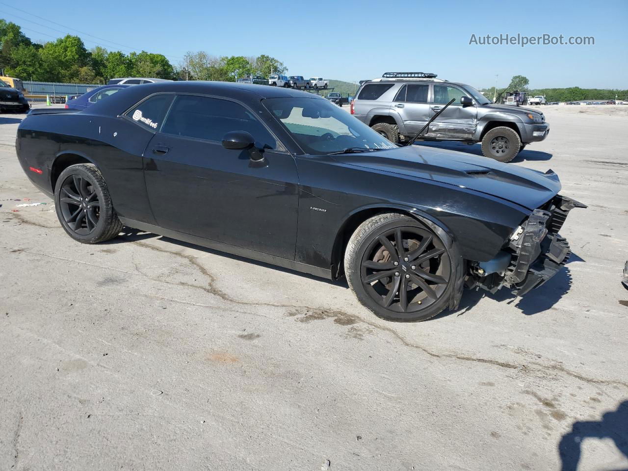 2017 Dodge Challenger R/t Black vin: 2C3CDZBT3HH648974