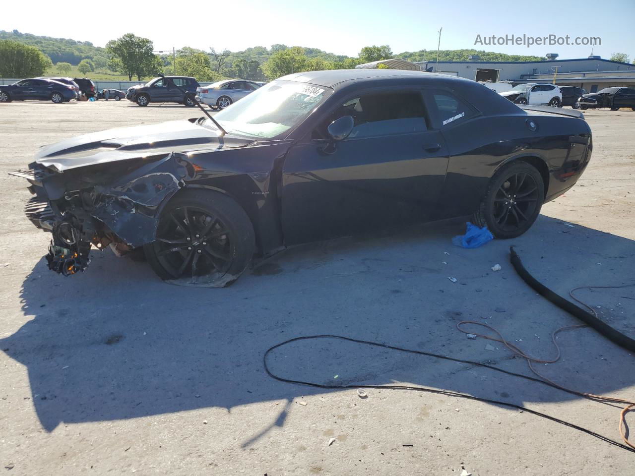 2017 Dodge Challenger R/t Black vin: 2C3CDZBT3HH648974