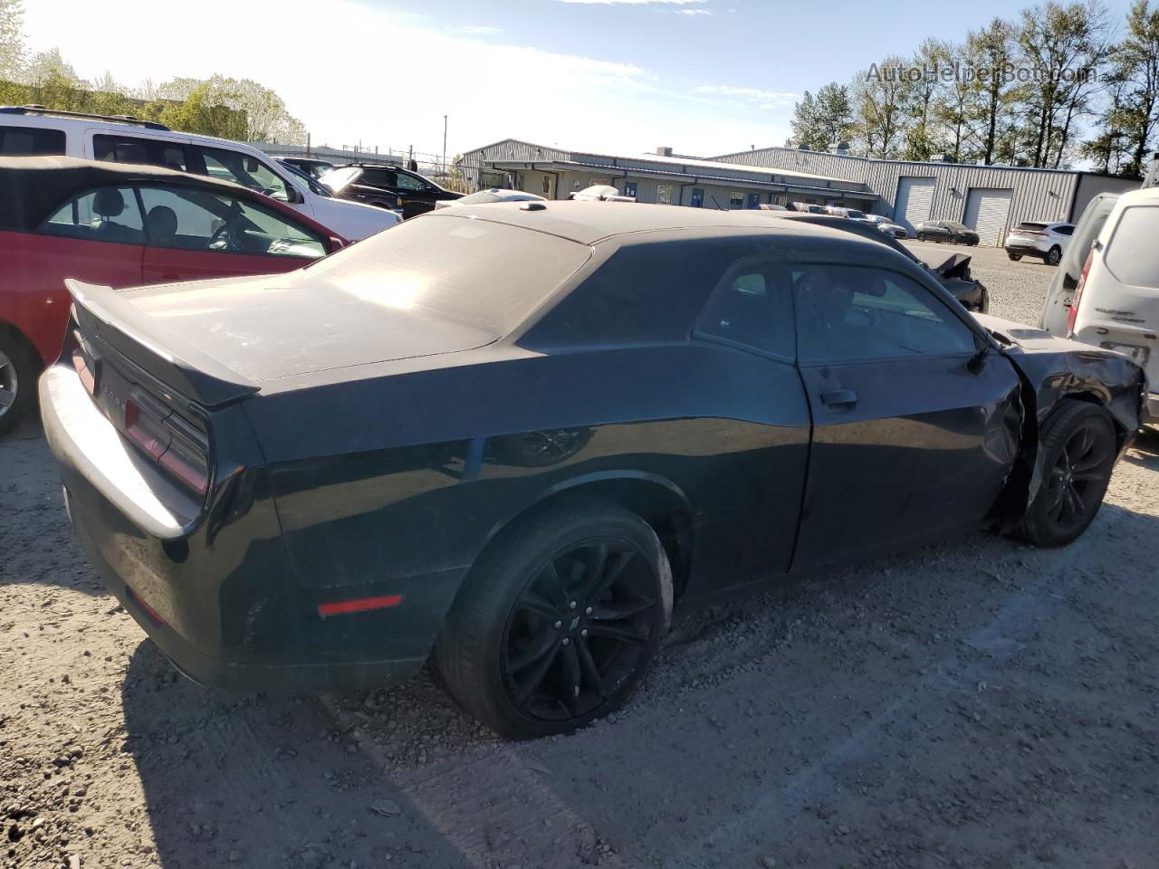 2018 Dodge Challenger R/t Черный vin: 2C3CDZBT3JH256521