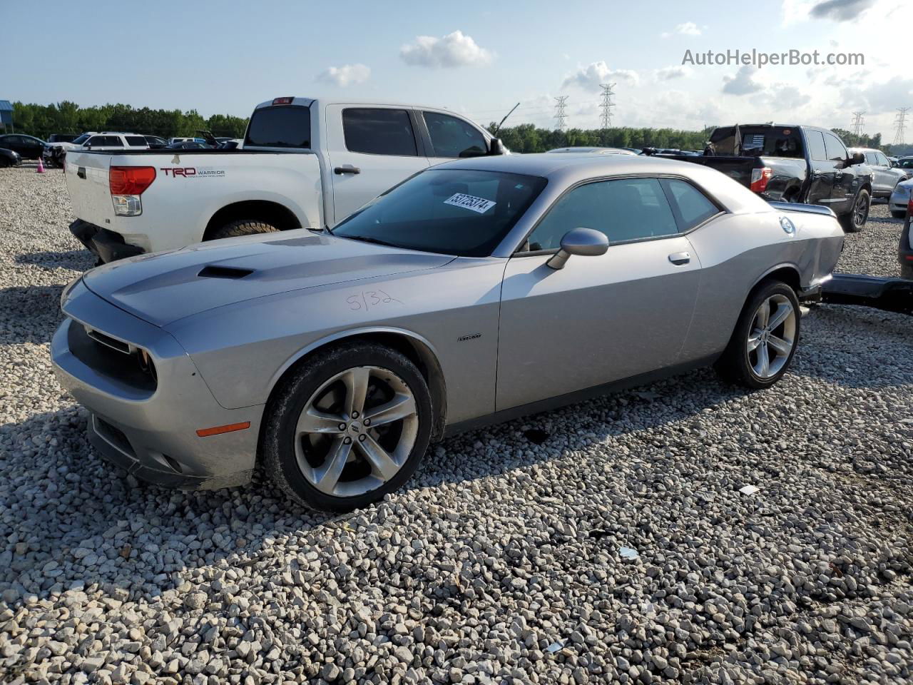 2018 Dodge Challenger R/t Silver vin: 2C3CDZBT3JH279460