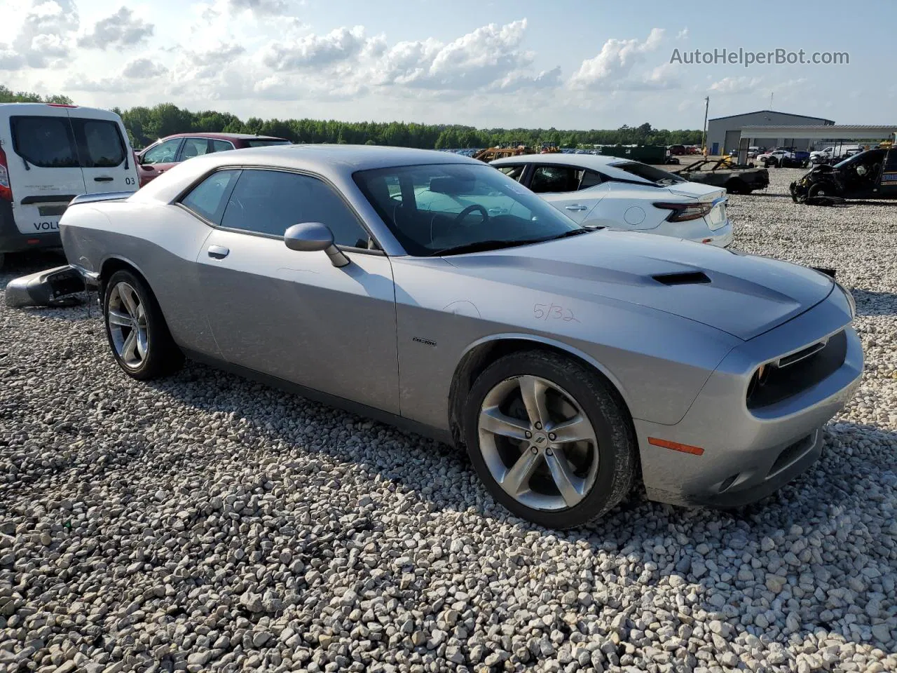 2018 Dodge Challenger R/t Silver vin: 2C3CDZBT3JH279460