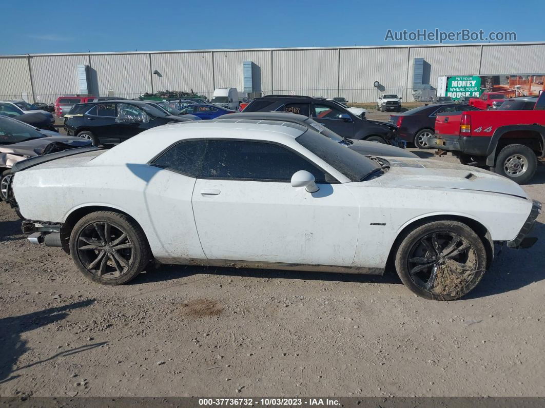 2018 Dodge Challenger R/t White vin: 2C3CDZBT3JH297196