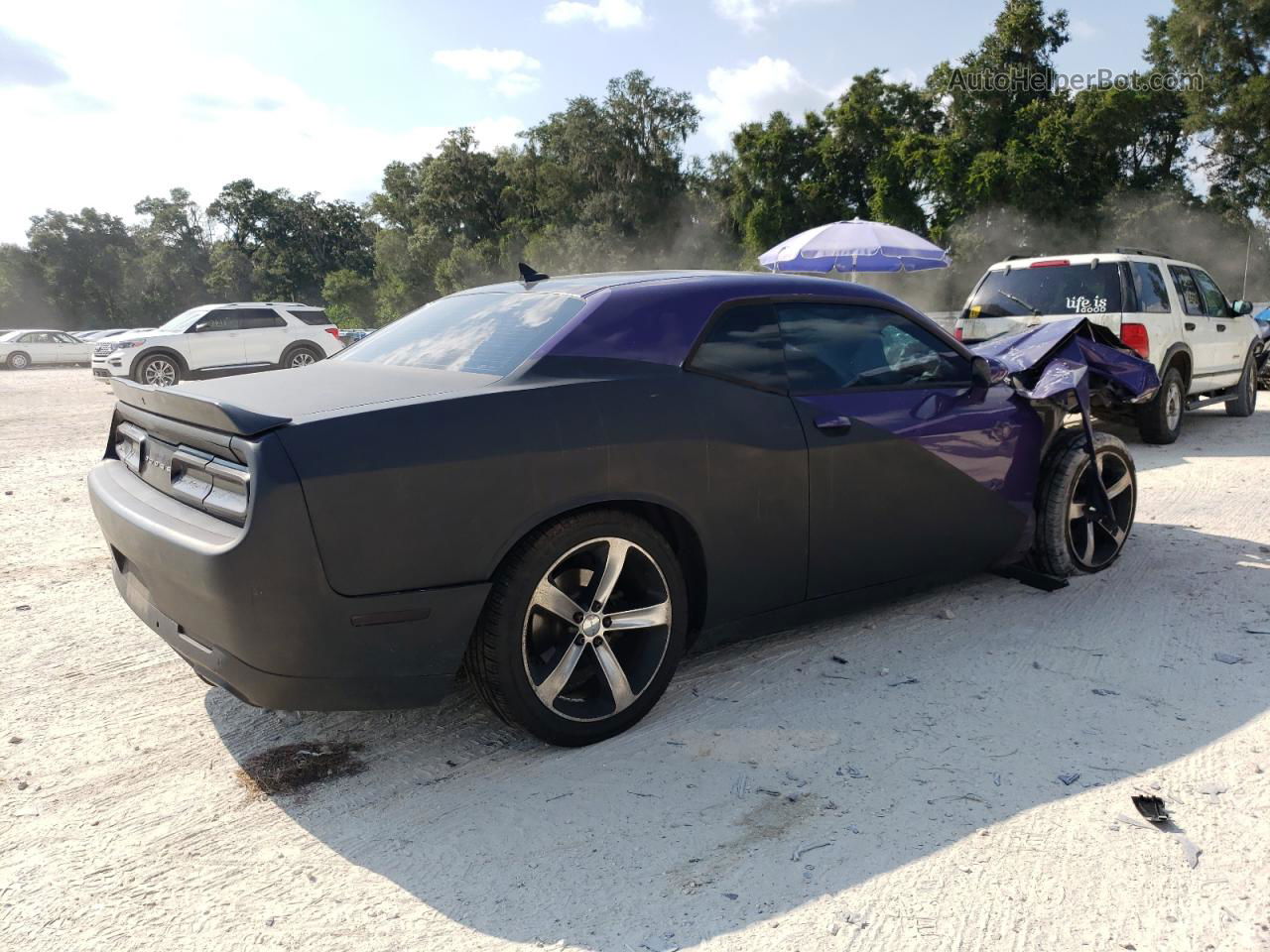 2016 Dodge Challenger R/t Purple vin: 2C3CDZBT4GH149471