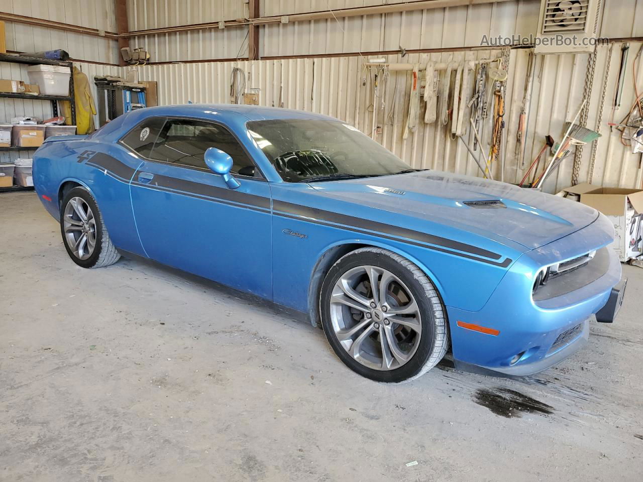 2016 Dodge Challenger R/t Blue vin: 2C3CDZBT4GH195625