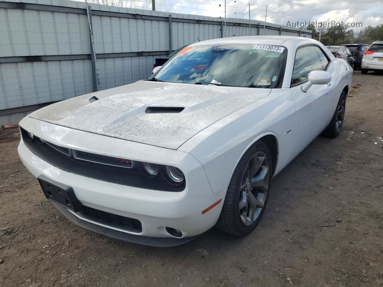 2016 Dodge Challenger R/t White vin: 2C3CDZBT4GH299614