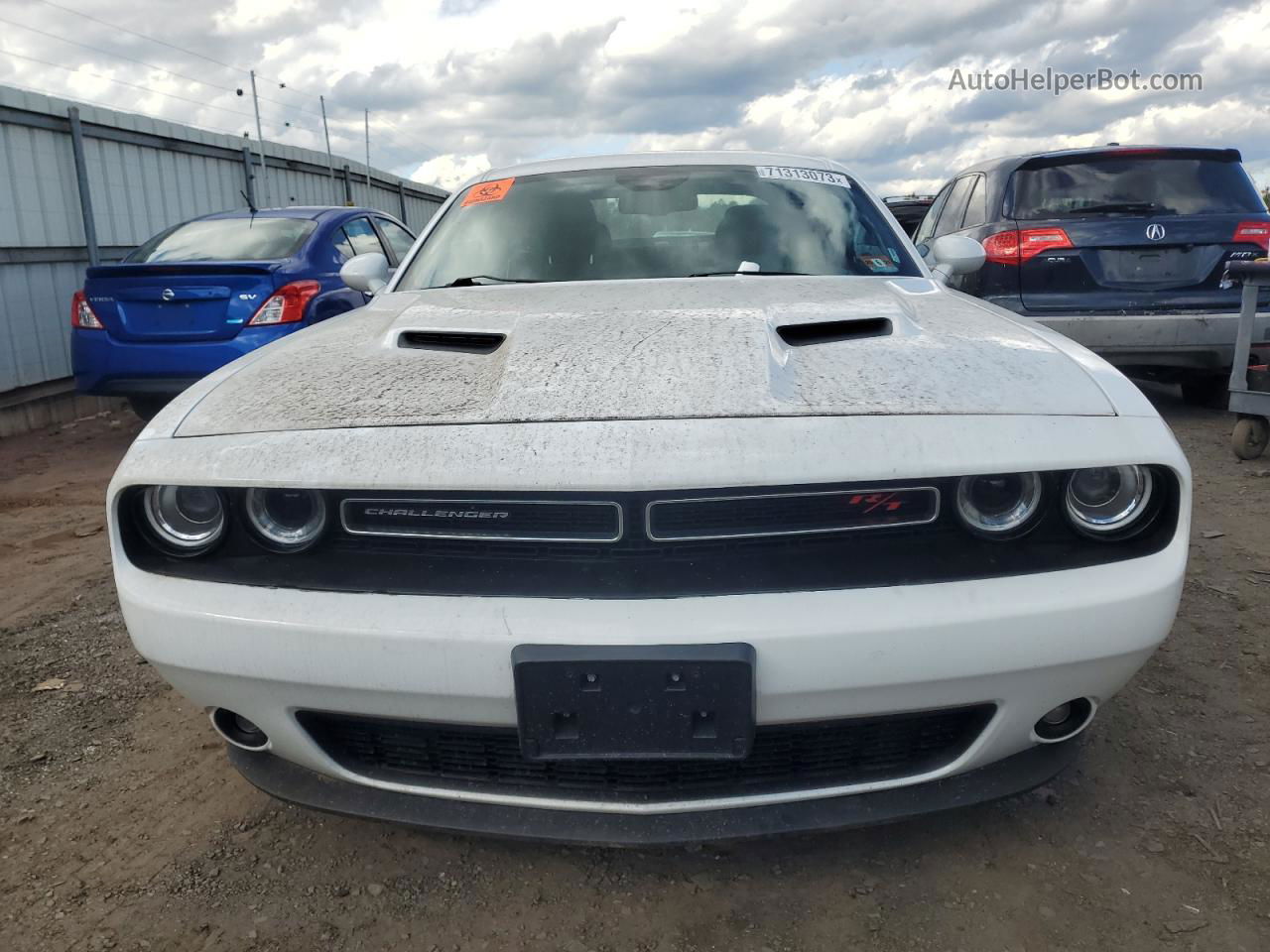 2016 Dodge Challenger R/t White vin: 2C3CDZBT4GH299614