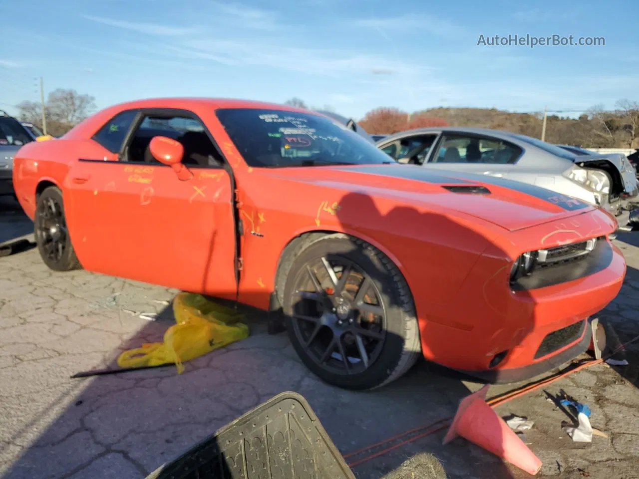 2016 Dodge Challenger R/t Orange vin: 2C3CDZBT4GH322910