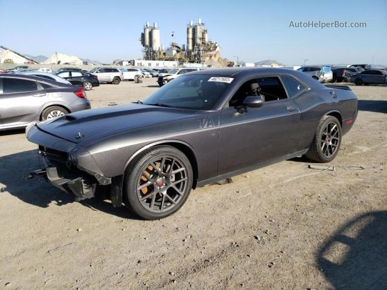 2017 Dodge Challenger R/t Charcoal vin: 2C3CDZBT4HH583102