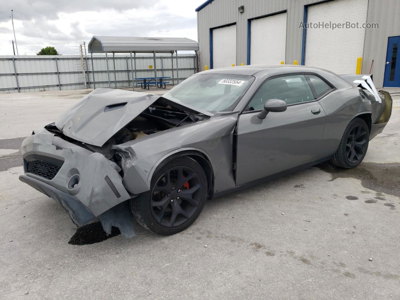 2017 Dodge Challenger R/t Gray vin: 2C3CDZBT4HH598246