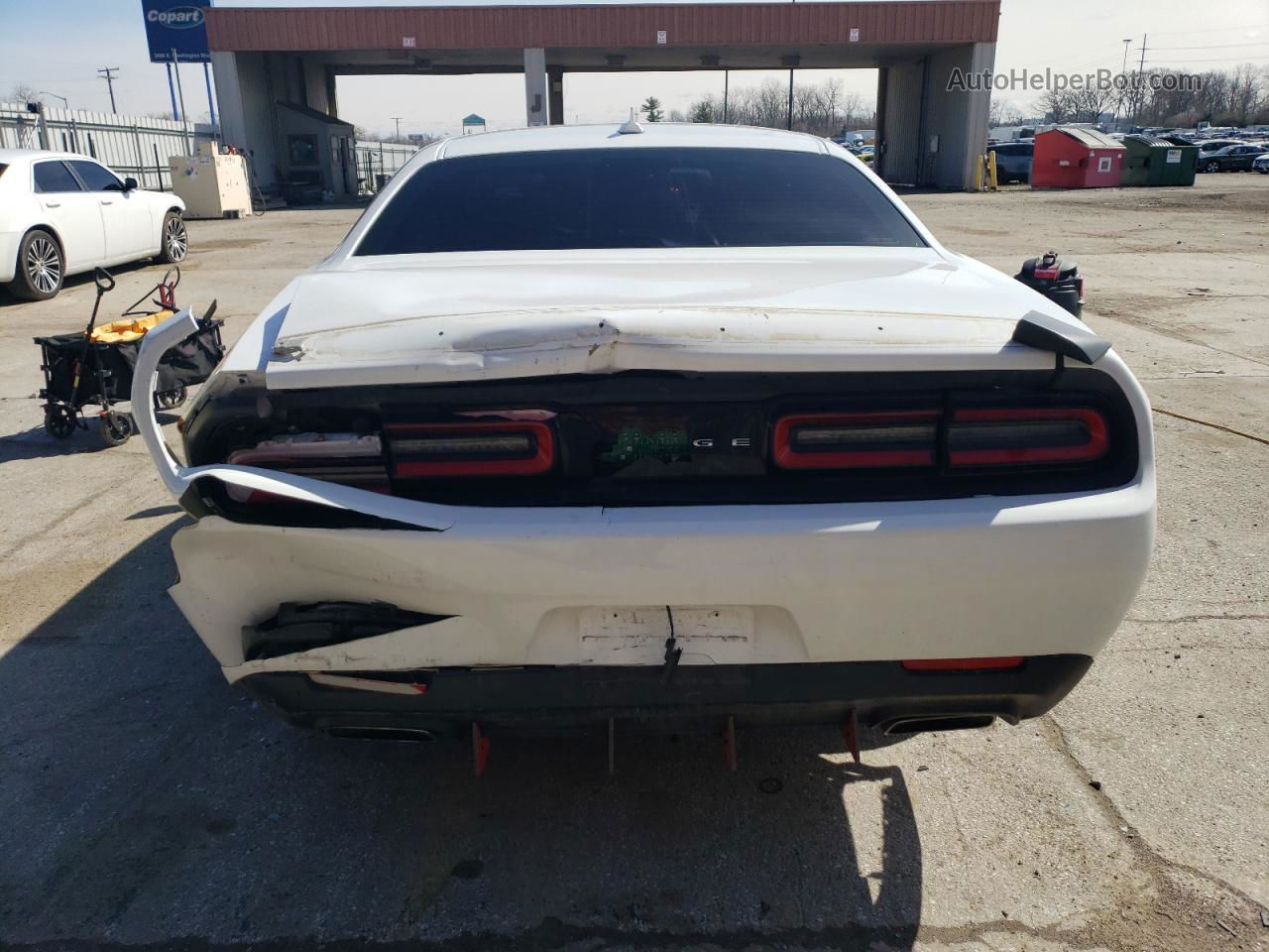 2017 Dodge Challenger R/t White vin: 2C3CDZBT4HH604627