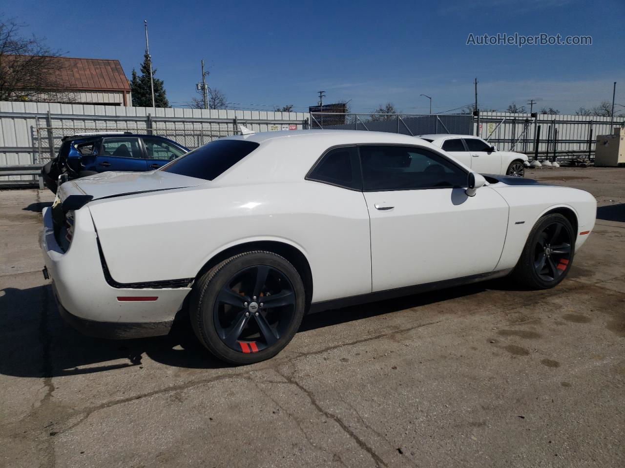 2017 Dodge Challenger R/t White vin: 2C3CDZBT4HH604627