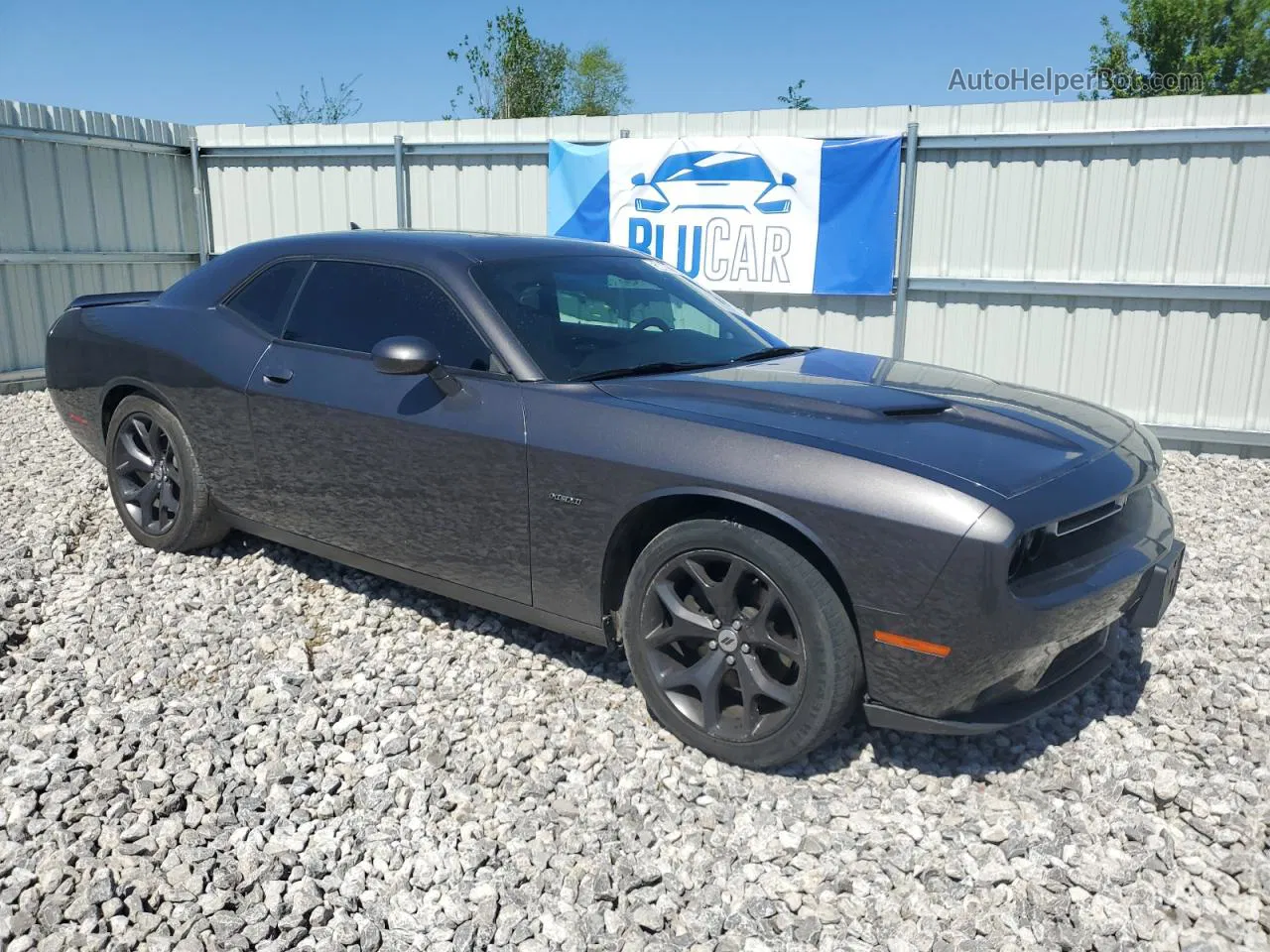 2017 Dodge Challenger R/t Серый vin: 2C3CDZBT4HH629513