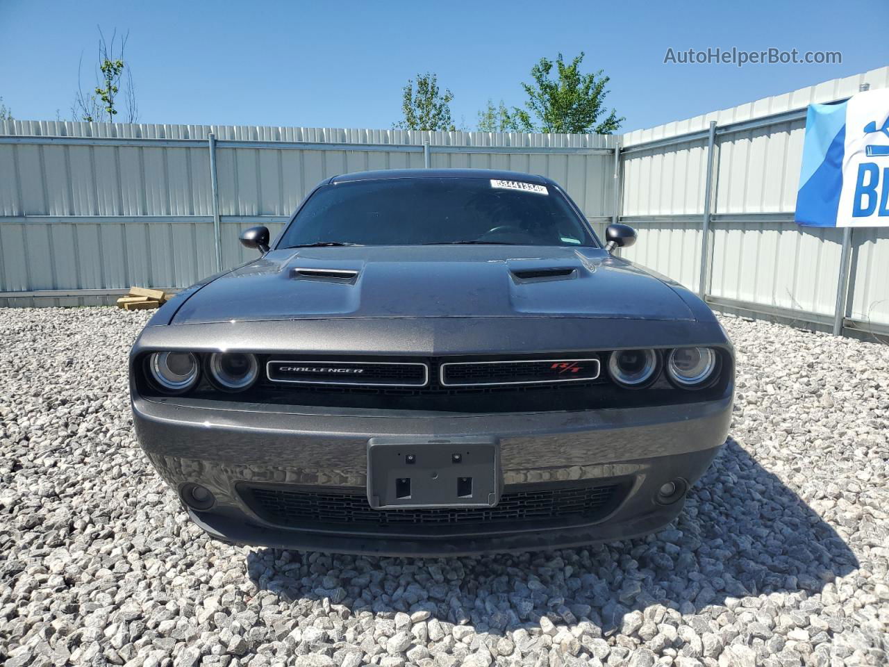 2017 Dodge Challenger R/t Gray vin: 2C3CDZBT4HH629513