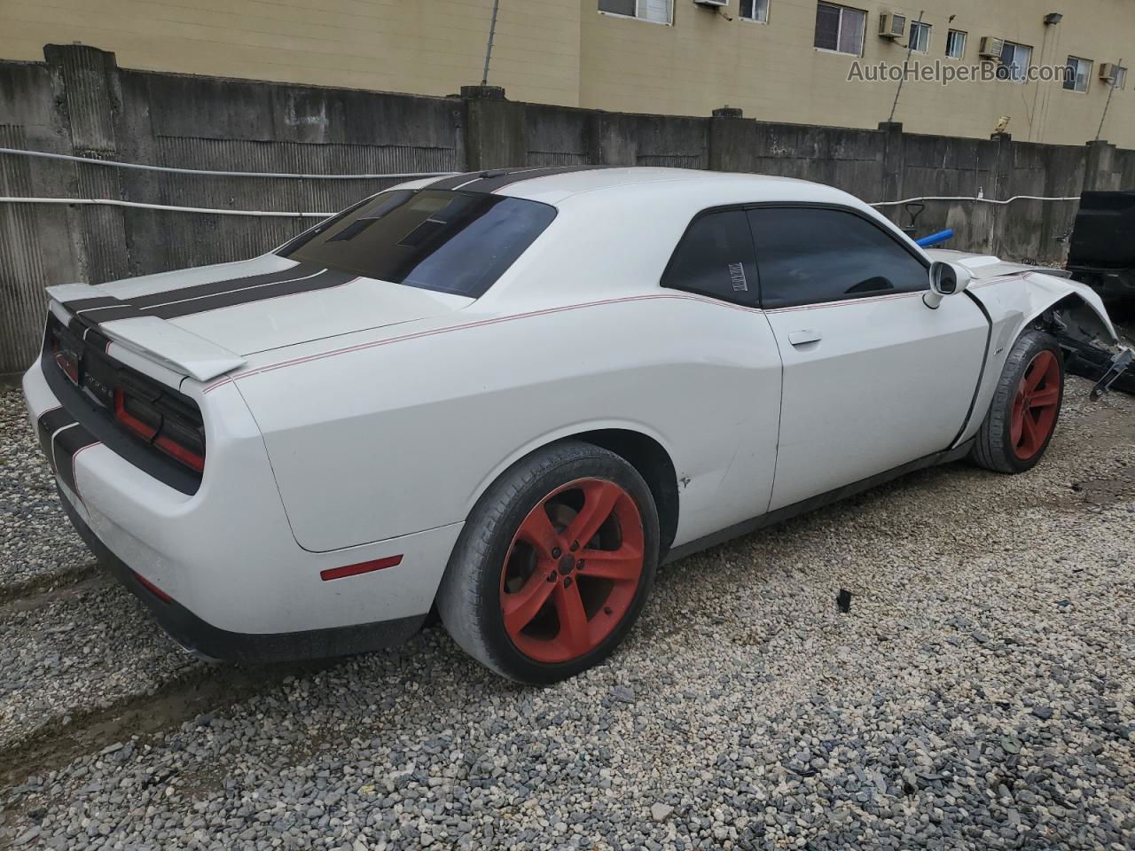 2017 Dodge Challenger R/t Белый vin: 2C3CDZBT4HH658073