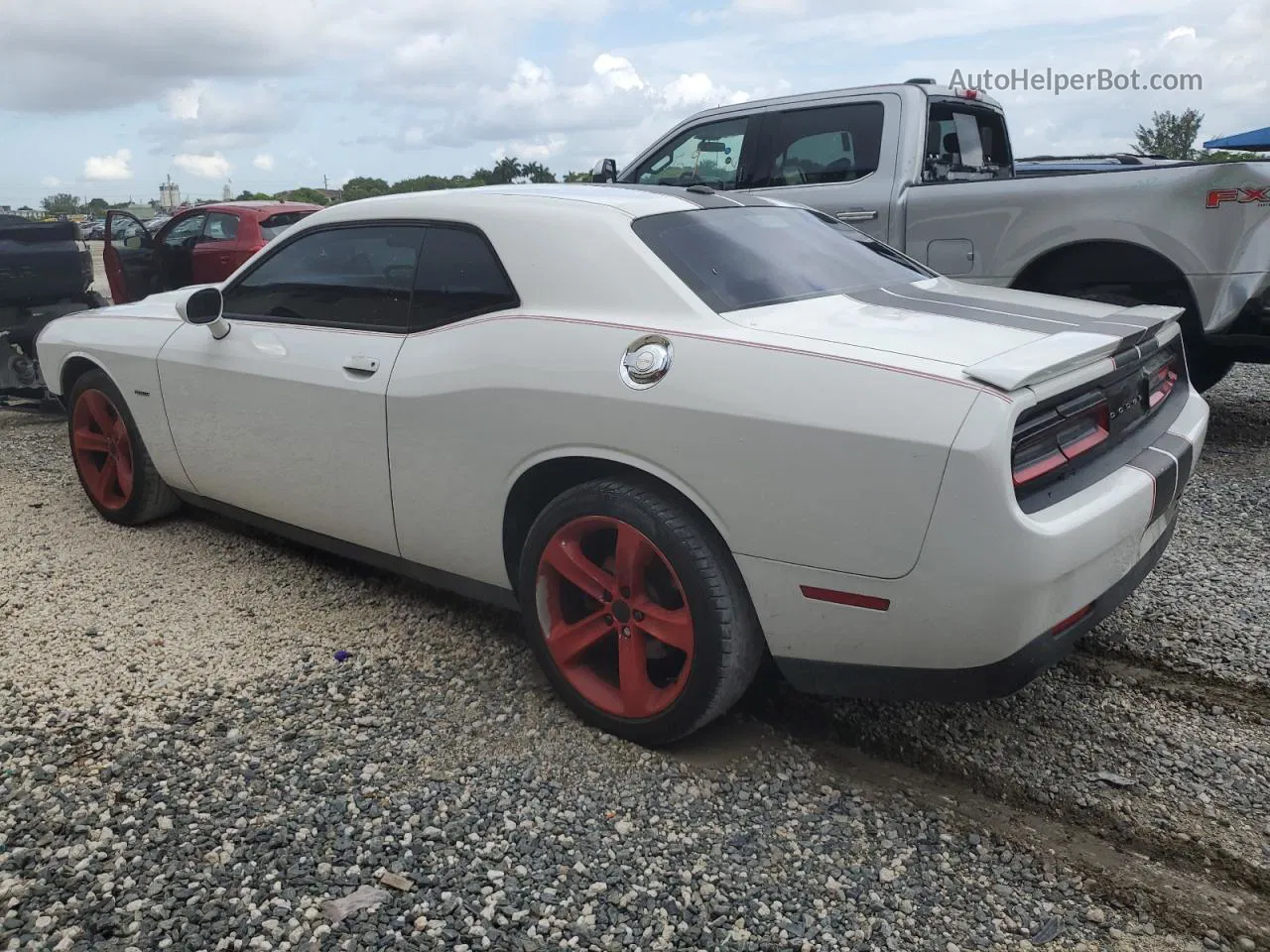 2017 Dodge Challenger R/t Белый vin: 2C3CDZBT4HH658073