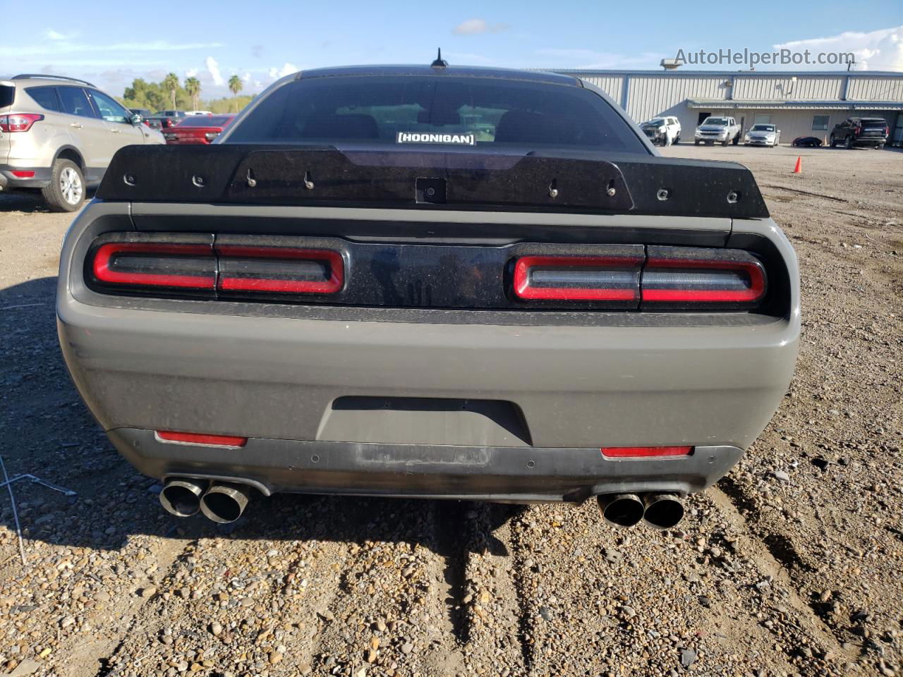 2018 Dodge Challenger R/t Gray vin: 2C3CDZBT4JH155455