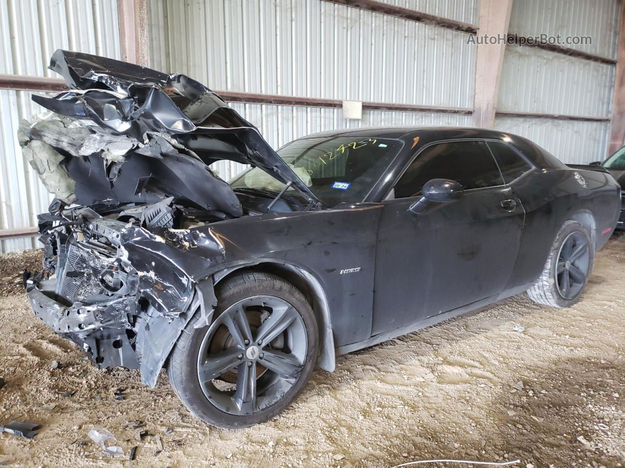 2018 Dodge Challenger R/t Black vin: 2C3CDZBT4JH215539