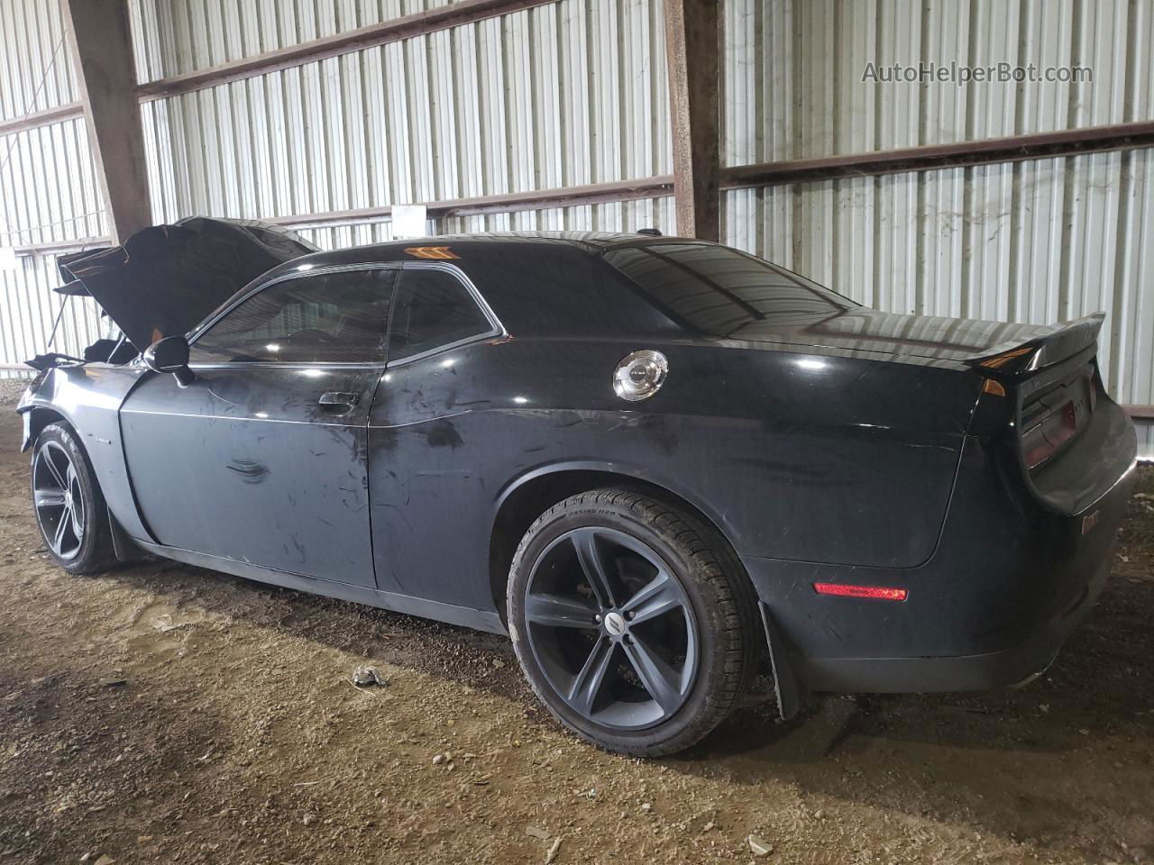 2018 Dodge Challenger R/t Черный vin: 2C3CDZBT4JH215539