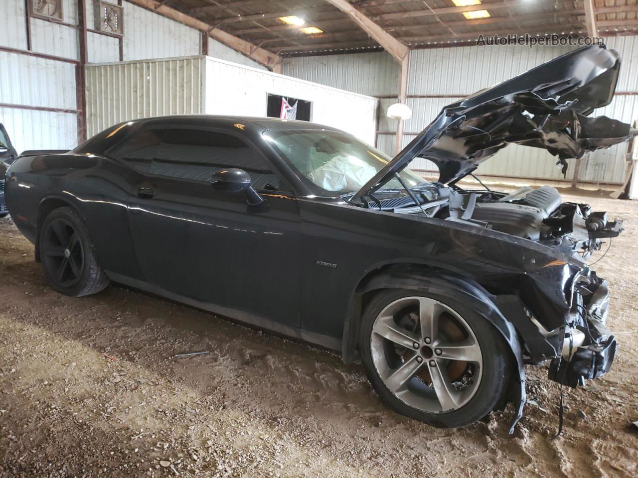 2018 Dodge Challenger R/t Black vin: 2C3CDZBT4JH215539