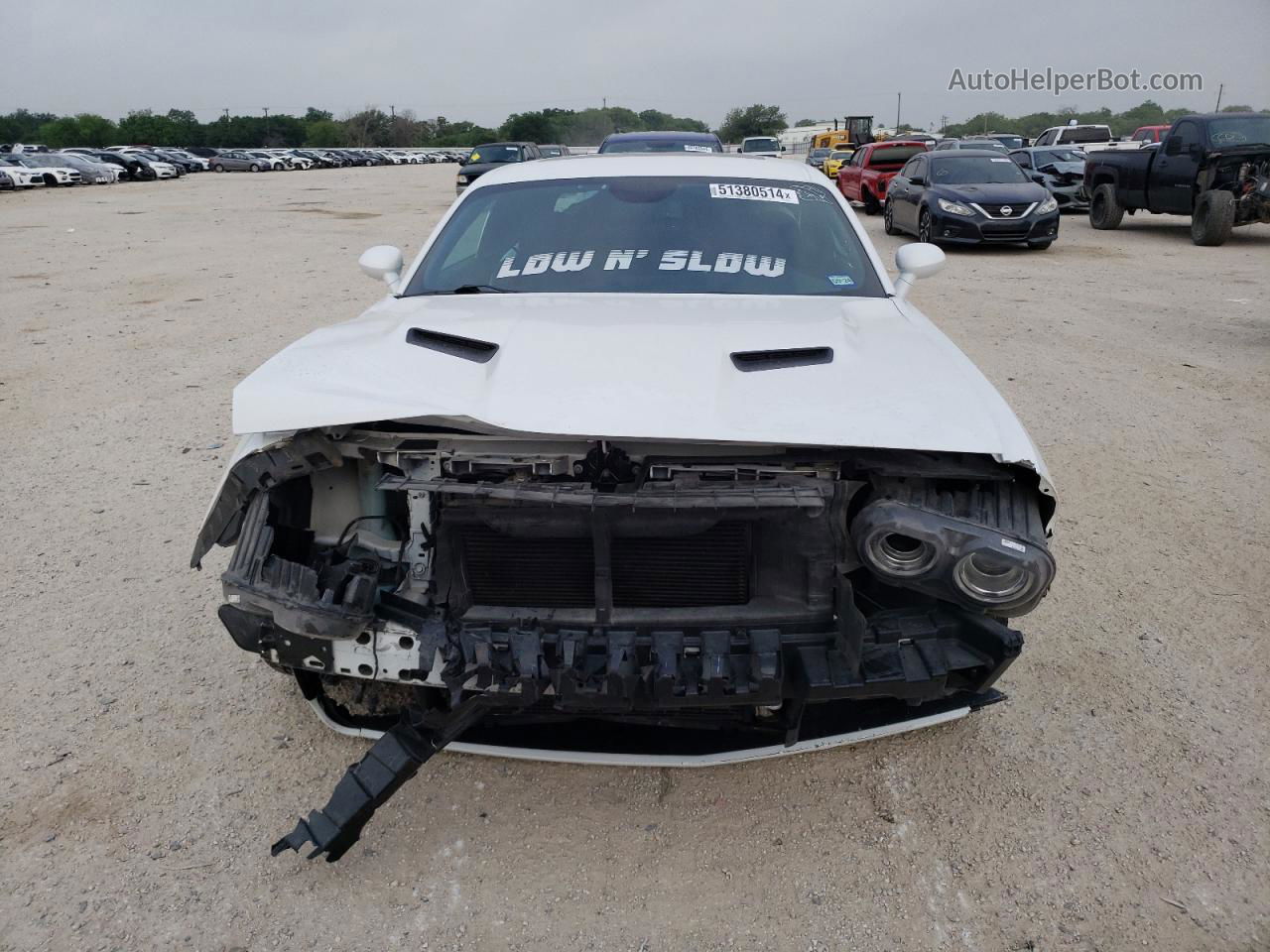 2018 Dodge Challenger R/t White vin: 2C3CDZBT4JH265423