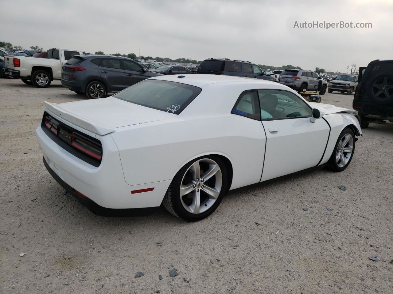 2018 Dodge Challenger R/t White vin: 2C3CDZBT4JH265423