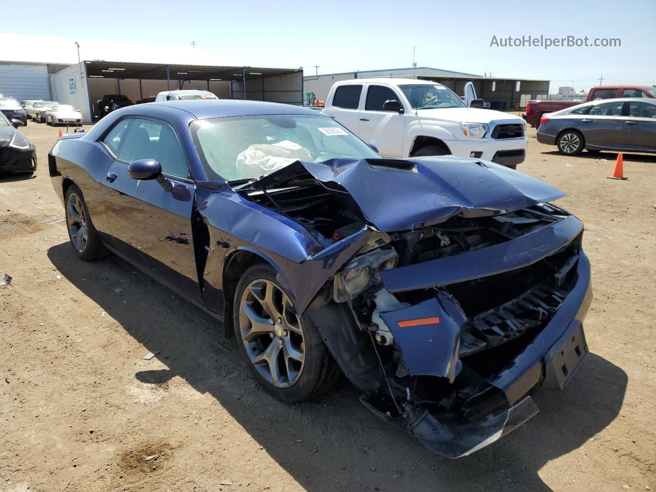 2015 Dodge Challenger Sxt Plus Blue vin: 2C3CDZBT5FH709996