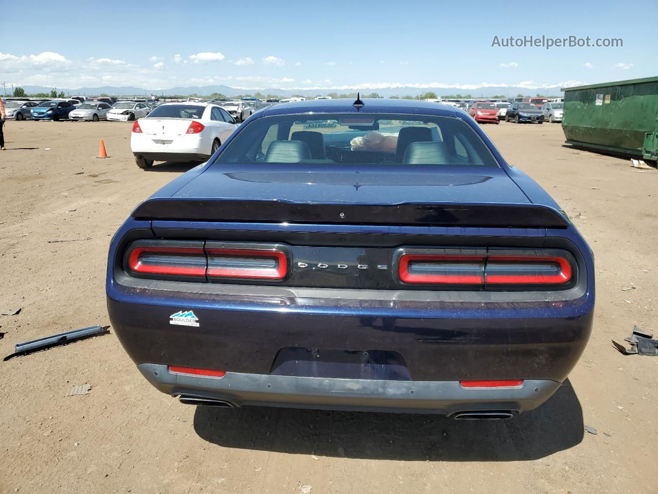 2015 Dodge Challenger Sxt Plus Blue vin: 2C3CDZBT5FH709996