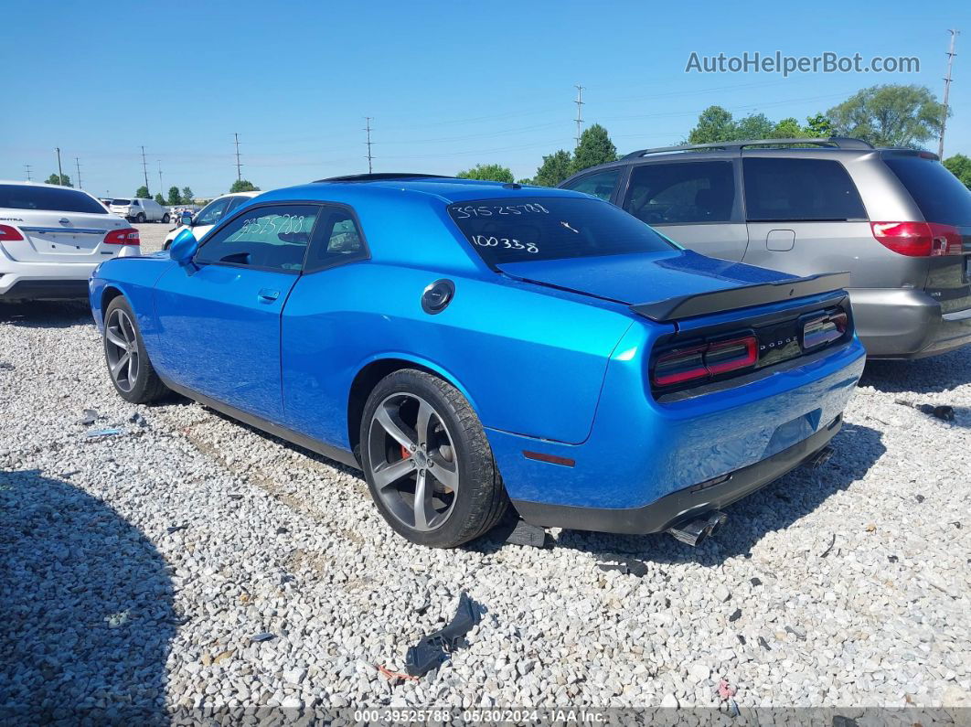 2016 Dodge Challenger R/t Blue vin: 2C3CDZBT5GH100358