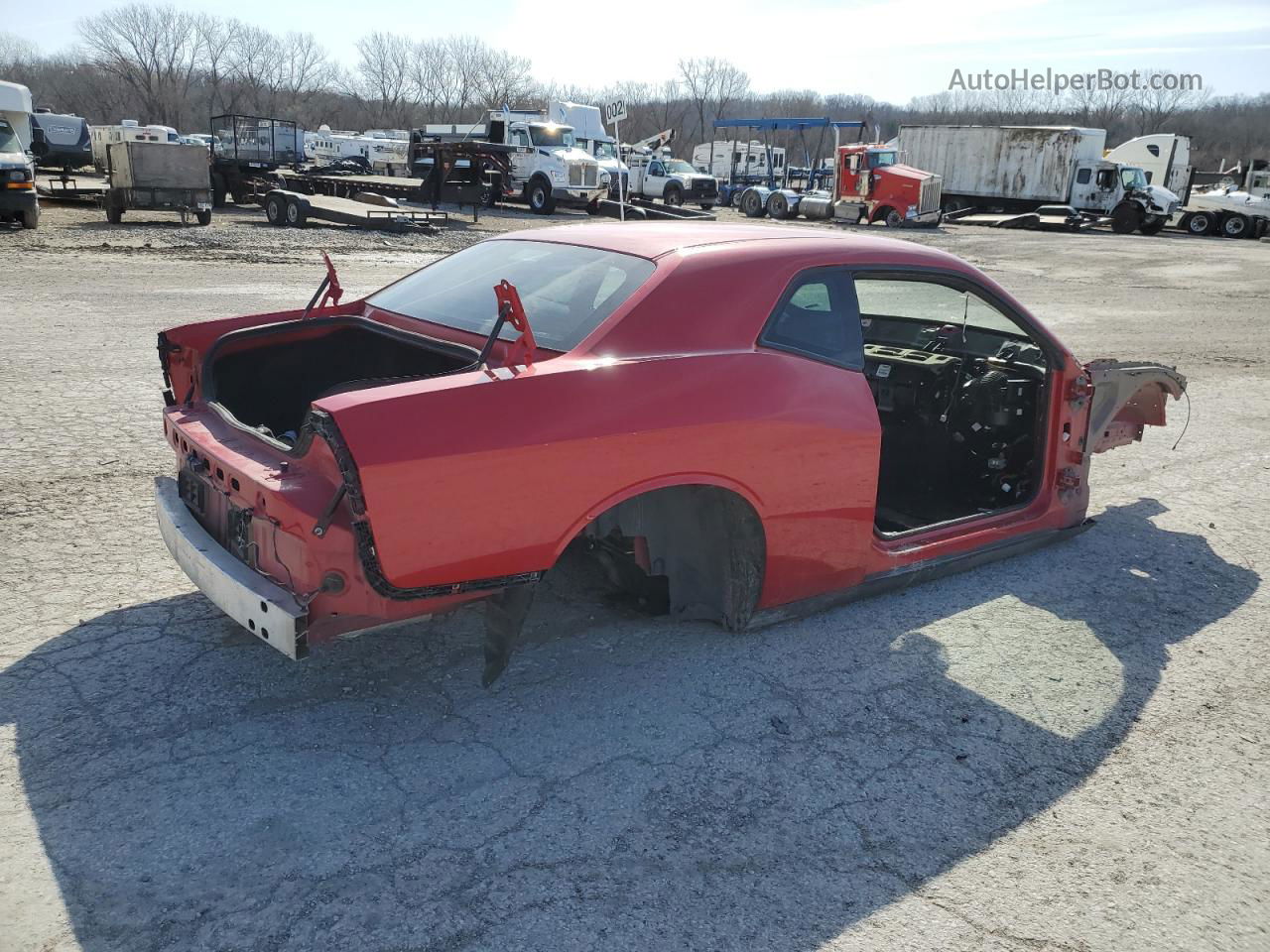 2016 Dodge Challenger R/t Red vin: 2C3CDZBT5GH177831