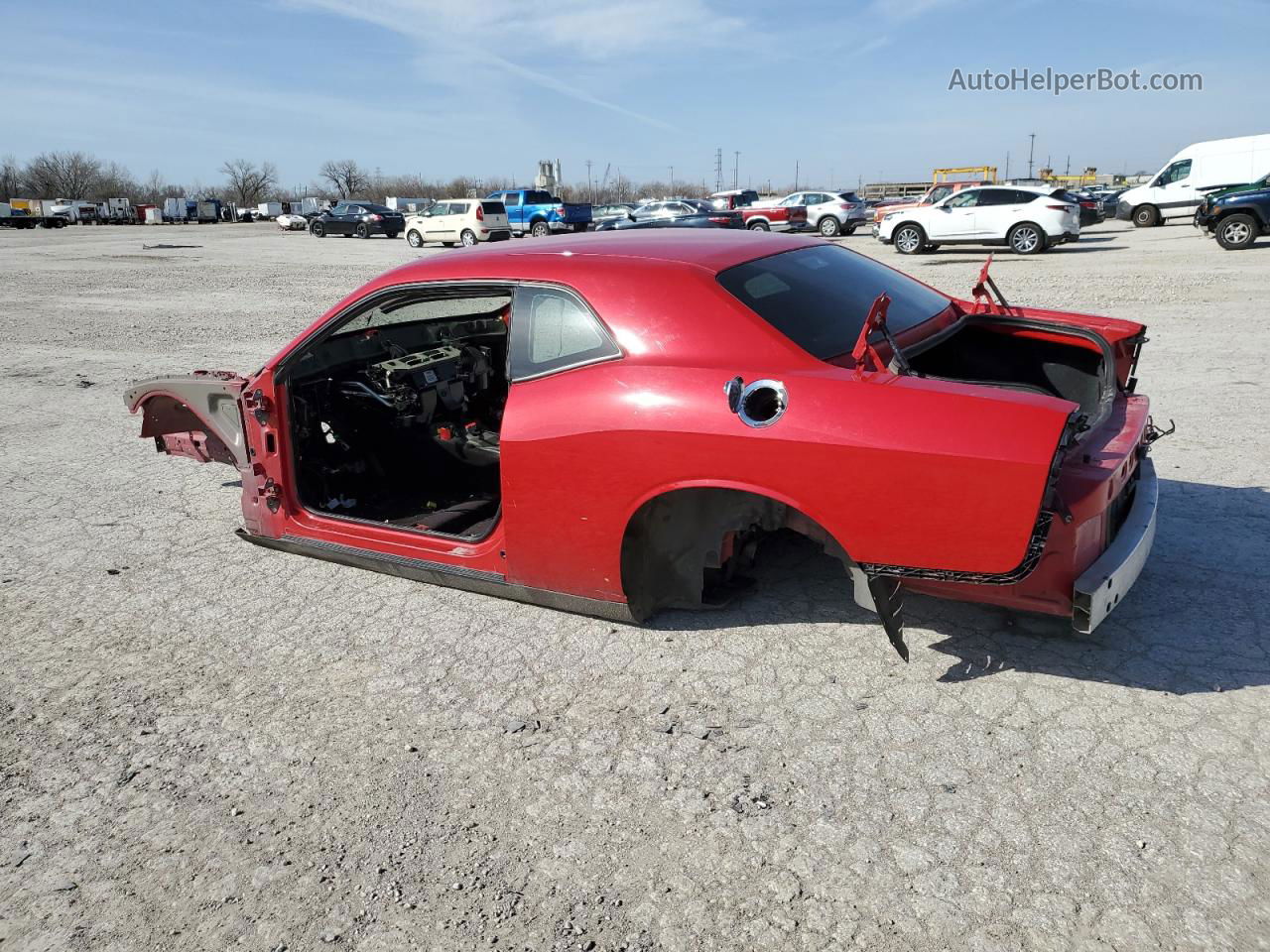 2016 Dodge Challenger R/t Red vin: 2C3CDZBT5GH177831