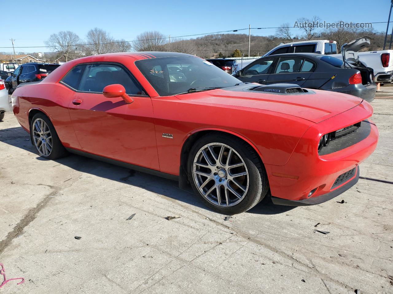 2016 Dodge Challenger R/t Red vin: 2C3CDZBT5GH201948