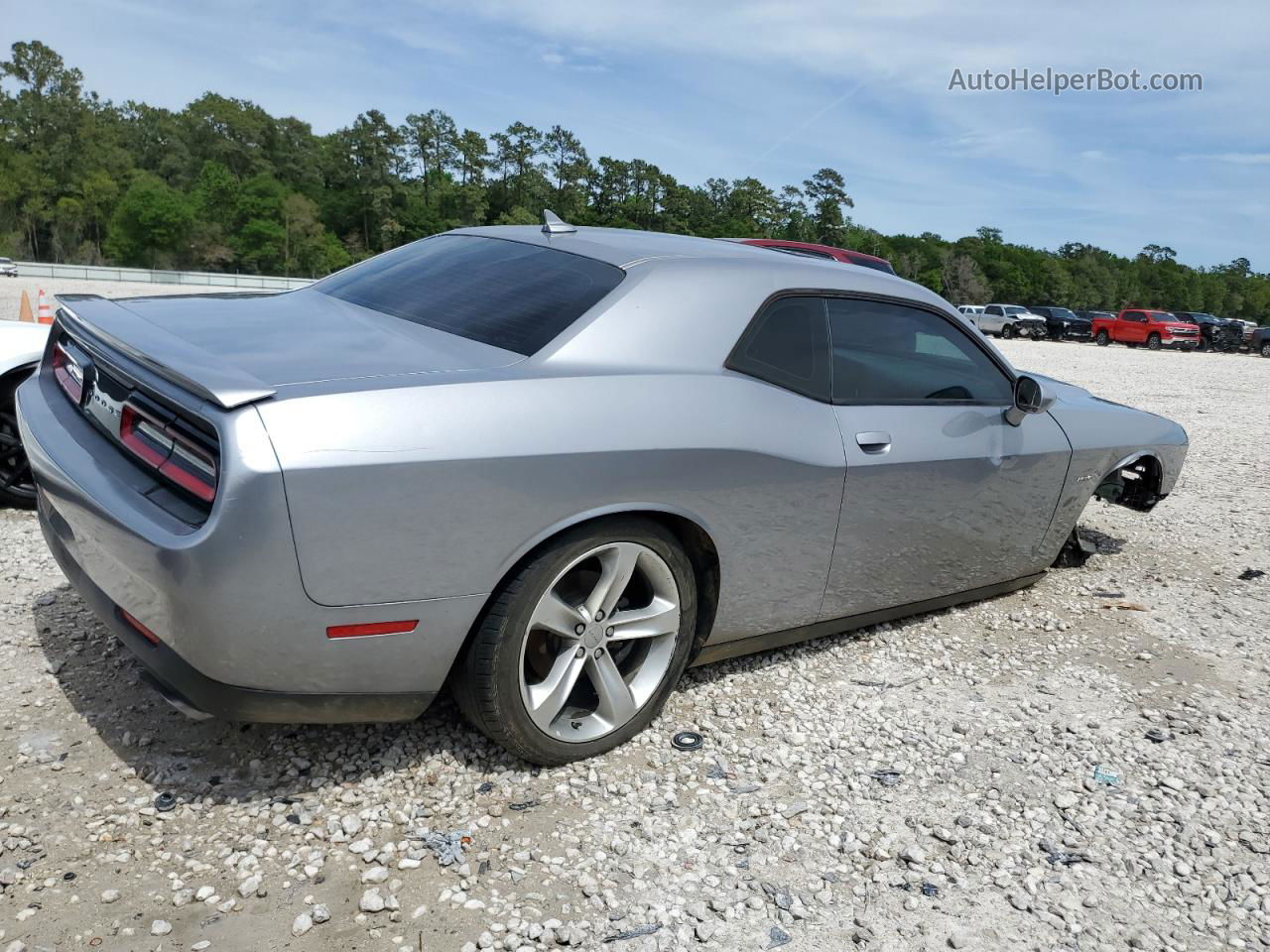 2016 Dodge Challenger R/t Silver vin: 2C3CDZBT5GH256271