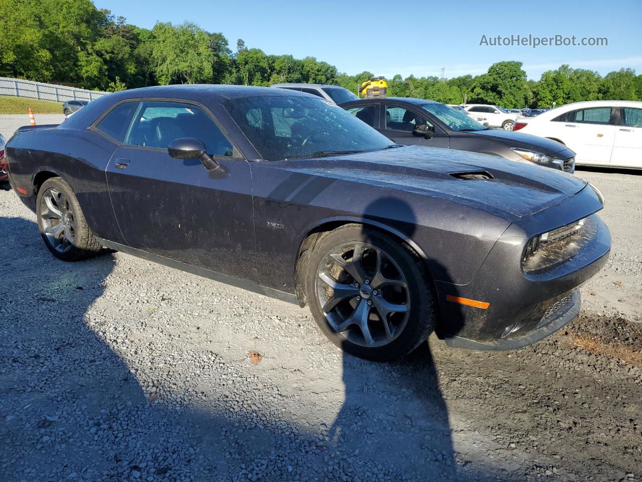 2017 Dodge Challenger R/t Charcoal vin: 2C3CDZBT5HH540470