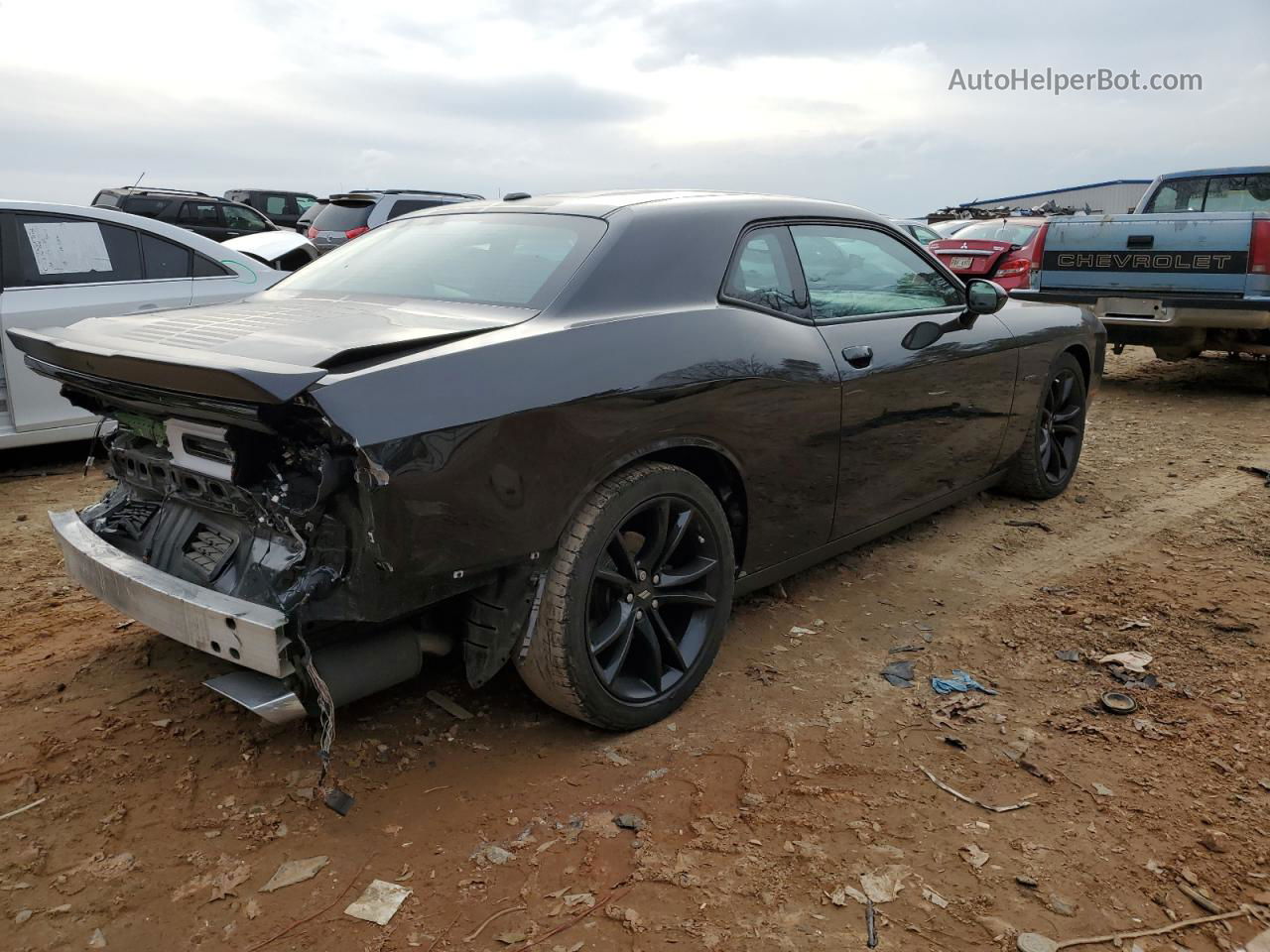 2017 Dodge Challenger R/t Black vin: 2C3CDZBT5HH560640