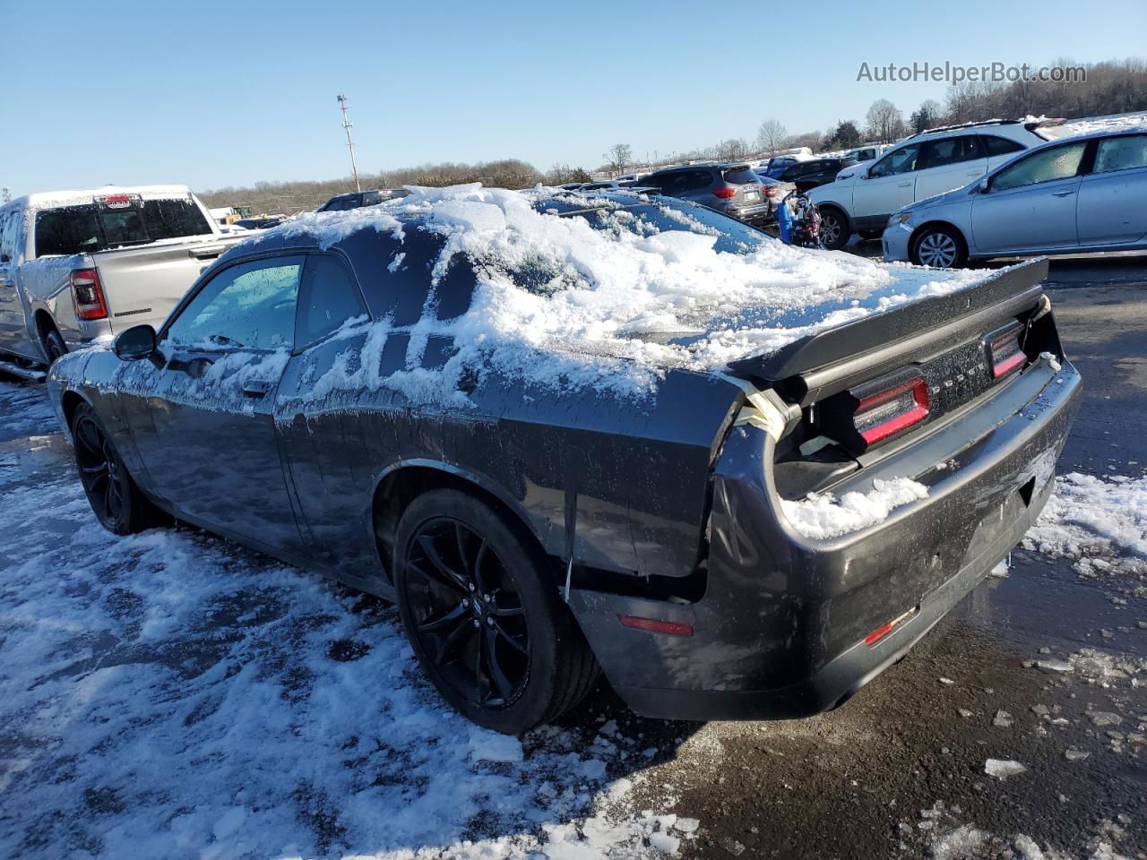 2018 Dodge Challenger R/t Серый vin: 2C3CDZBT5JH287544